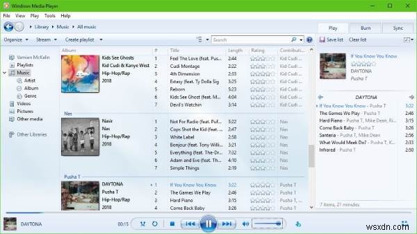Windows Media Player is not playing the Music Playlist