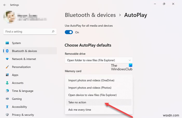Prevent Photos app from opening when connecting your Phone to Windows 11/10 PC