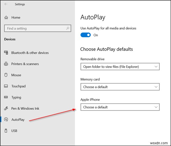 Prevent Photos app from opening when connecting your Phone to Windows 11/10 PC