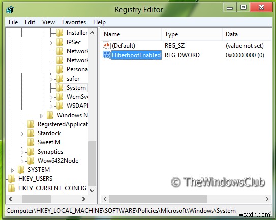 Force Windows to always boot using Fast Startup or Hybrid Boot