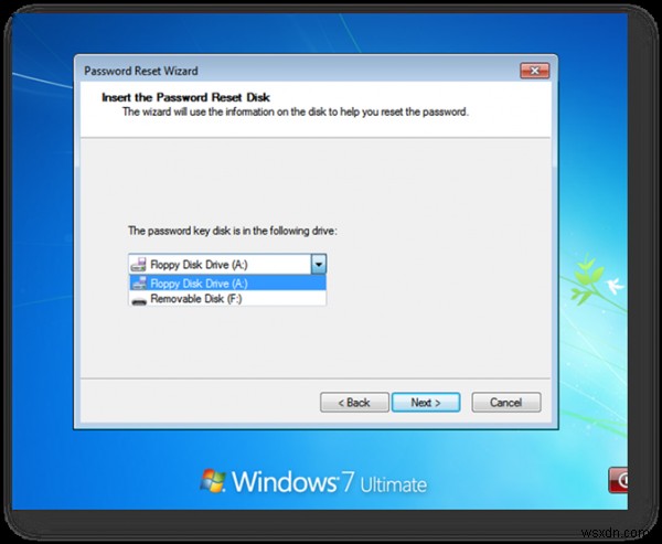 Create Password Reset Disk using USB Flash drive on Windows 10
