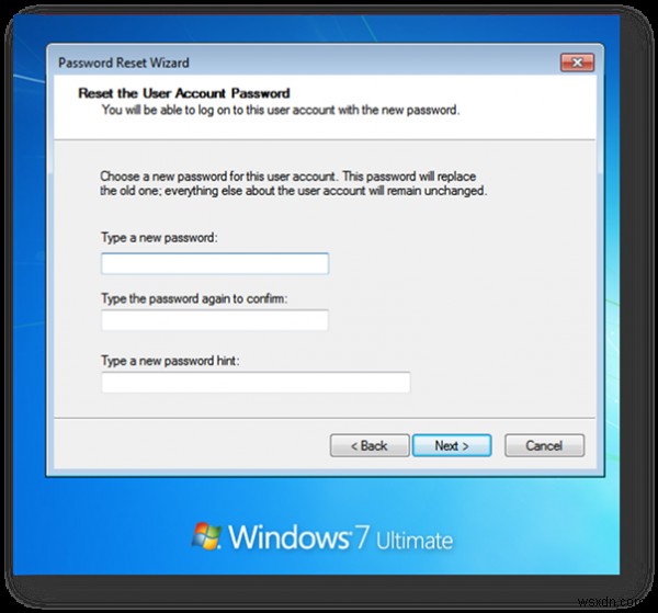 Create Password Reset Disk using USB Flash drive on Windows 10