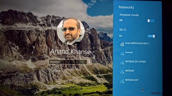 Your device is offline. Please sign in with the last password used on this device