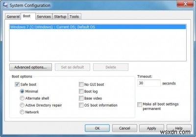 Safe Mode not working; Cannot boot in Safe Mode in Windows 11/10