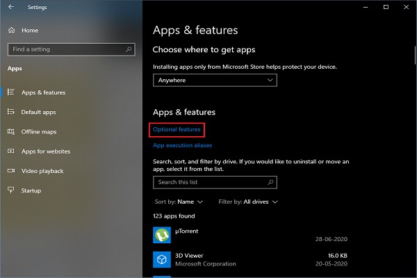 How to Uninstall and Reinstall Microsoft WordPad in Windows 10