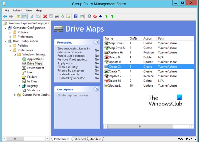 How to map a Drive using Group Policy Preferences on Windows 11/10