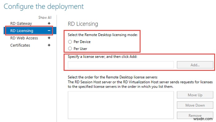 The remote session was disconnected because there are no Remote Desktop License Servers available to provide a license
