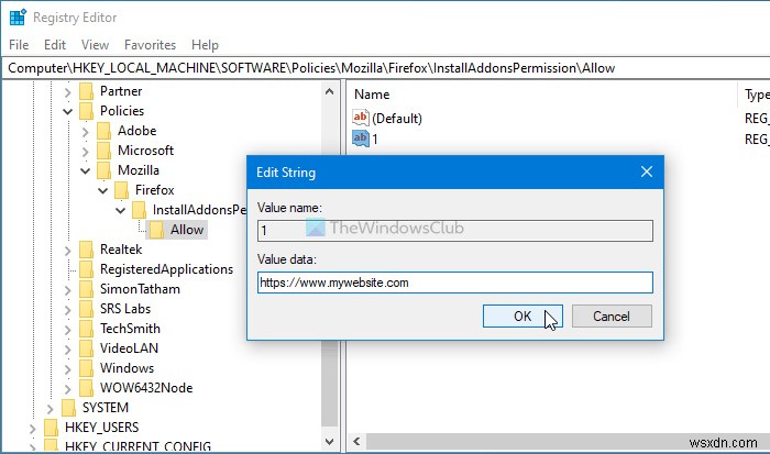 How to Disable Add-on installation in Firefox using Group Policy or Registry Editor