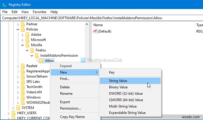 How to Disable Add-on installation in Firefox using Group Policy or Registry Editor