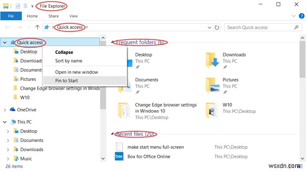 Make File Explorer open to This PC instead of Quick Access in Windows 11/10