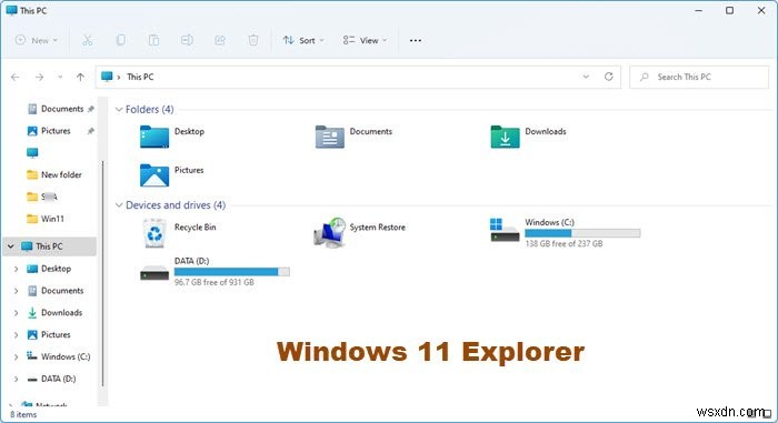 Make File Explorer open to This PC instead of Quick Access in Windows 11/10