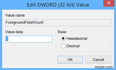Disable Flashing Taskbar buttons or icons on Windows taskbar
