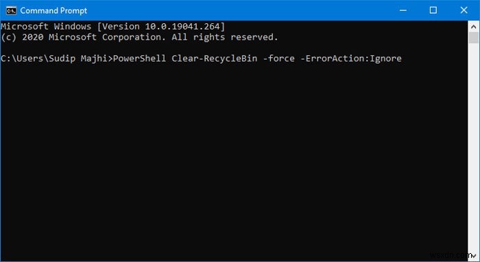 How to empty Recycle Bin in Windows 11/10 in 6 different ways