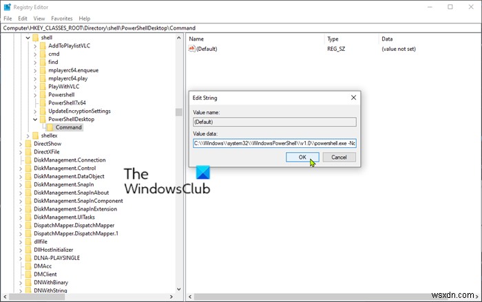 How to add PowerShell to Context Menu in Windows 10
