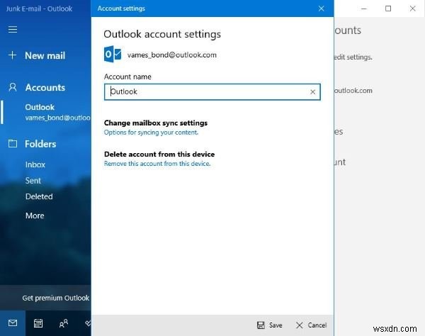 Windows Mail app not sending or receiving emails