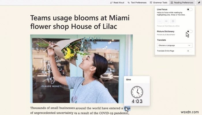 Microsoft Edge gets Picture Dictionary, Immersive Reader Translation and Enhancements