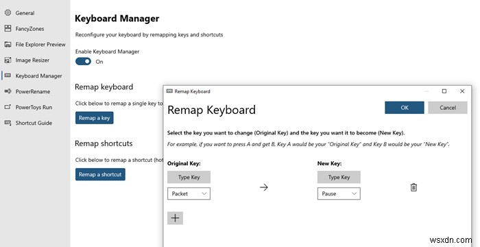 How to use PowerToys Run and Keyboard Manager PowerToy