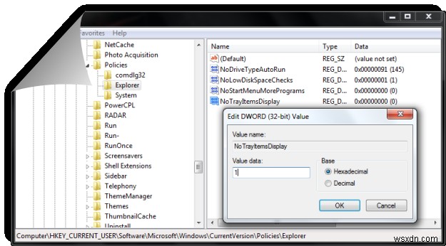 How to Show or Hide the Notifications Area in Windows 10