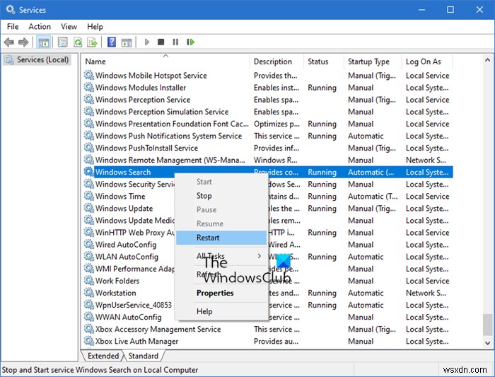 This is taking to long to load – Windows 10 Search