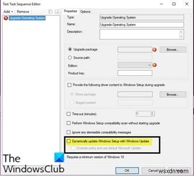 Feature Update not installing on Windows 10 devices pointing to Intranet location