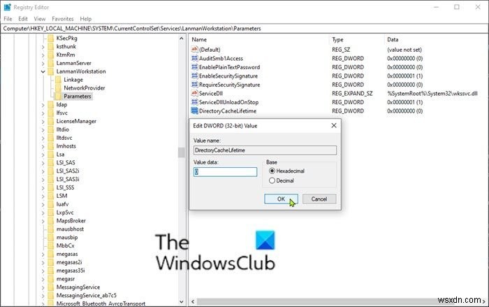 Fix Slow access to Network drive from Windows 10