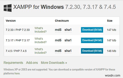 How to install and configure XAMPP on Windows 11/10