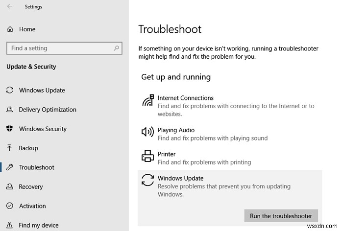We couldn’t install some updates using the account you’re signed in with – Error 0x80246017