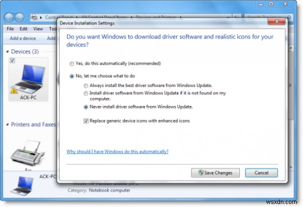 How to disable Automatic Driver Updates in Windows 10