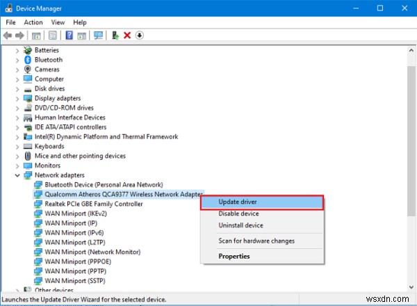 The Windows Wireless Service is not running on this computer