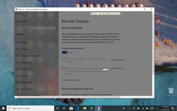 How to use Windows 10 Remote Desktop in Windows Home (RDP)