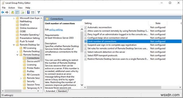 How to increase the number of Remote Desktop Connections in Windows 11/10