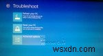 Boot into legacy Boot Manager & display Startup Settings in Windows 11/10