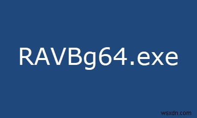 What is RAVBg64.exe and why does it want to use Skype?