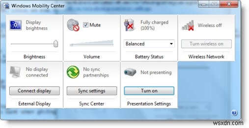 Prevent Laptop from going to Sleep during a presentation using the Presentation Settings in Windows 10