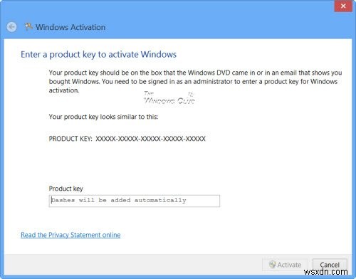 Fix Windows 10 Activation Error Code 0x8007007B