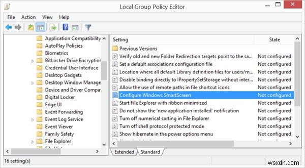 How to Turn Off or Disable SmartScreen Filter in Windows 11/10