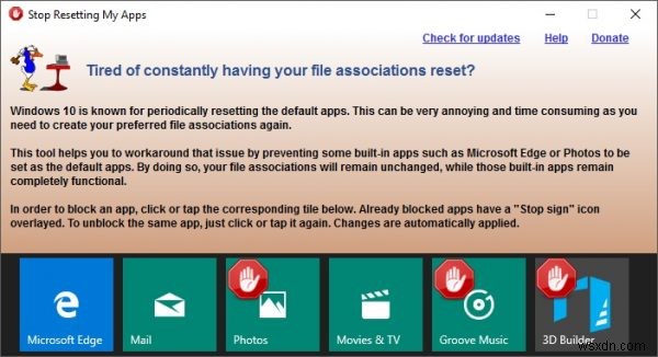 An app default was reset notification error on Windows 11/10