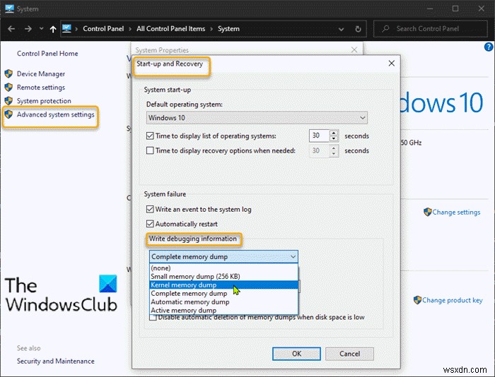 Windows 10 Tablet device creates only minidump file