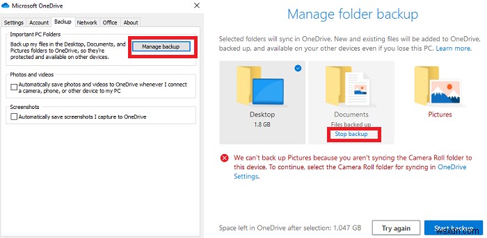 How to disable ‘Auto backup your files to OneDrive’ notification in Windows 11/10