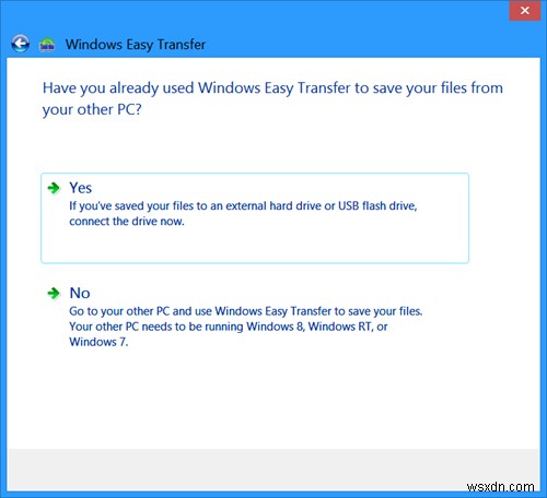 Transfer User Profile in Windows OS using Windows Easy Transfer