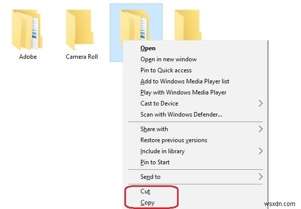 How to Cut or Copy and Paste using keyboard or mouse in Windows 11/10