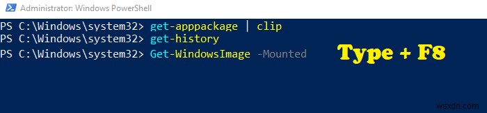 How to see PowerShell Command History on Windows 10