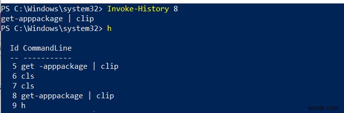 How to see PowerShell Command History on Windows 10