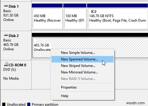 How to combine two Hard Drives into one on Windows 11/10 PC