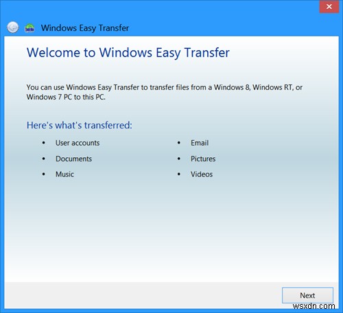 Windows Easy Transfer: You’re currently logged on using a temporary profile error