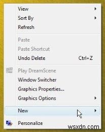 How to restore missing NEW context menu item in Windows File Explorer