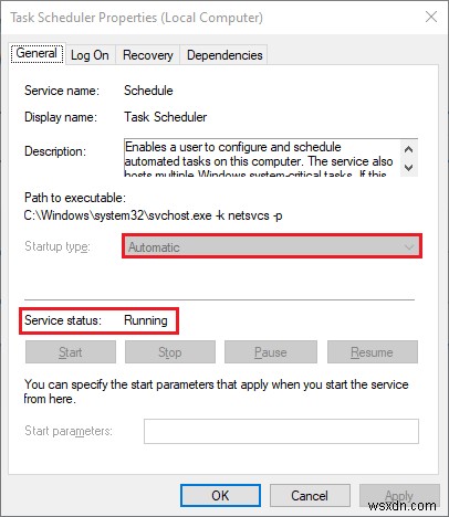 Task Scheduler not running or starting programs in Windows 11/10