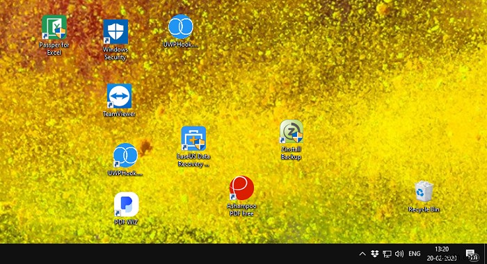 How to keep Desktop Icons from moving when undocking – Windows 10
