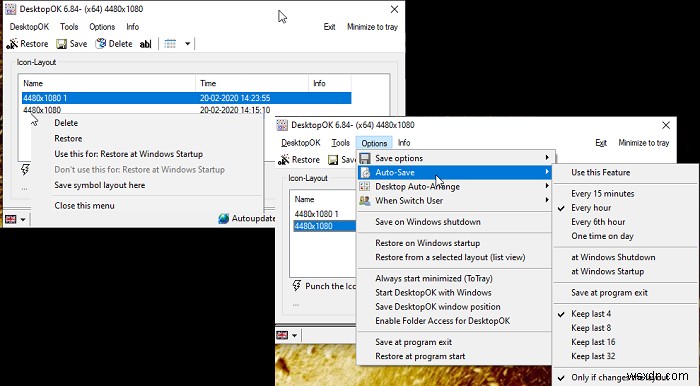 How to keep Desktop Icons from moving when undocking – Windows 10
