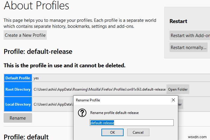 How to change Profile name and Image in Microsoft Edge, Chrome and Firefox